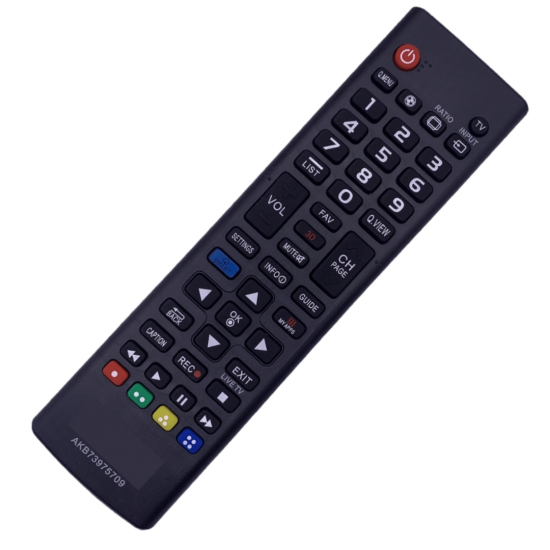 Controle Remoto LG TV LCD / LED / Plasma LG AKB73715613 / AKB73715664 - Só Colocar as Pilhas e Usar