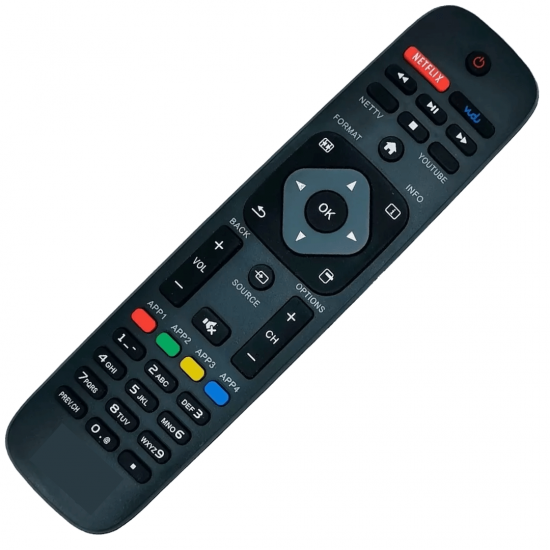 Controle Remoto compatível com TV Philips Smart TV