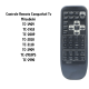 Controle Remoto Compatível Tv Mitsubishi