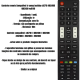 Controle remoto Compatível tv semp toshiba ct6710 48l2400 40l2400 vc8149