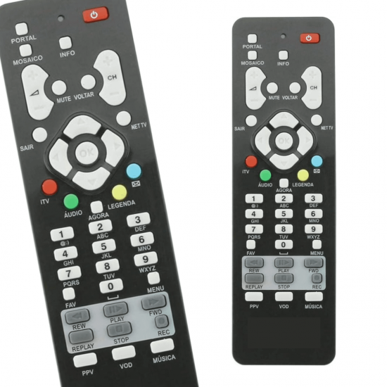 Controle Remoto Compatível Receptor Net Digital Hd
