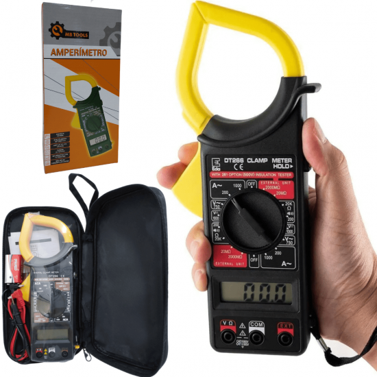 Alicate Amperímetro Digital Lcd Mb Tools - GB54178