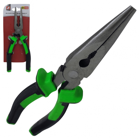 Alicate Bico Meia Cana Longo 8