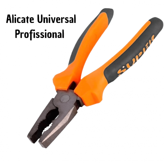 Alicate Universal Eletricista Manutençao Reparo 6 Polegadas Aço Resistente Ergonomico - GB59064