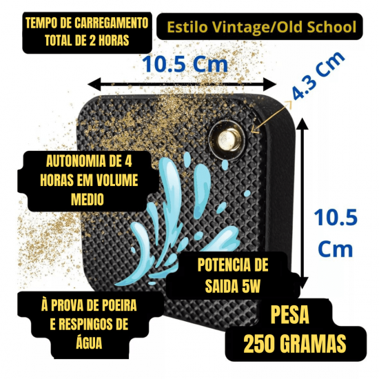 Alto-falante ao ar livre Bluetooth, Subwoofer estéreo, Alto-falante esportivo - INOVA RAD-12420