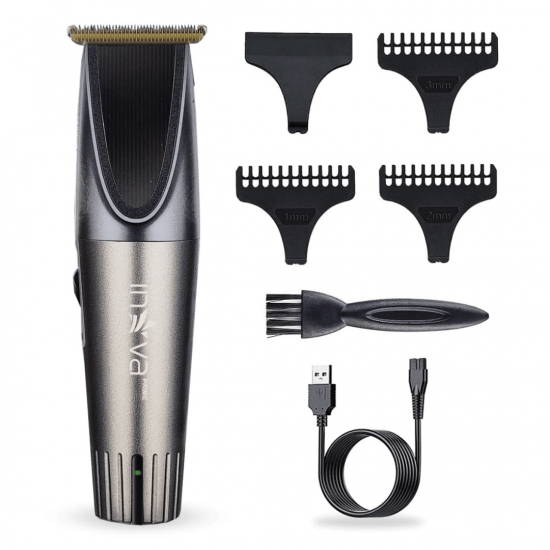 Aparador de Pelos Profissional Sem Fio Inova KV-439 – Design Elegante e Performance de Alta Precisão
