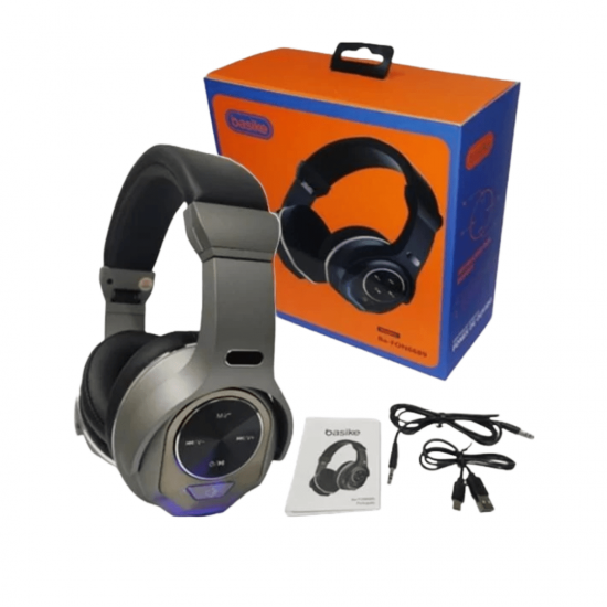 Fone de Ouvido Headphone Ba FON 6689 - Bluetooth 5.3, Redução de Ruído, Rádio FM, Alto Falante