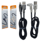 Cabo carregador De Celular Angular Rotativo iOS iPhone (USB-Lightning) 1Metro 12W - Ba-CBO098 - Basike