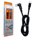 Cabo Carregador Turbo De Celular Angular Rotativo (USB-C - Tipo-C) 65W - 1Metro - Ba-CBO101 - Basike