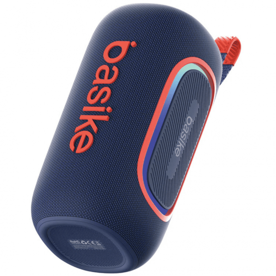 Caixa de Som Bluetooth Portátil Basike Ba RAD 016 - 80W, RGB, TWS, IPX6