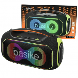 Caixa de Som Bluetooth Portátil Basike Ba RAD 122 - 300W, RGB, TWS, IPX6, 30000mAh
