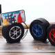 Caixa De Som Bluetooth Portátil Roda Preta Pneu Resistente A Água com Rádio Fm - INOVA KV-685