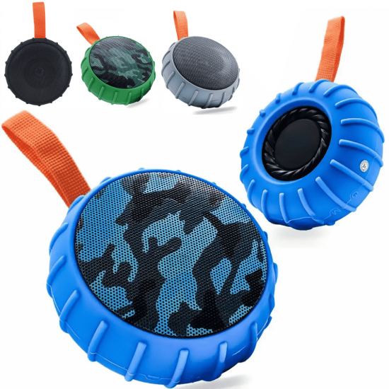 Caixa de Som Bluetooth USB Suporta Cartão Micro SD TF Resistente à Água - Inova kv-811021