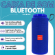 Caixa De Som Rádio Bluetooth Portátil Sem Fio Com LED - KV-610