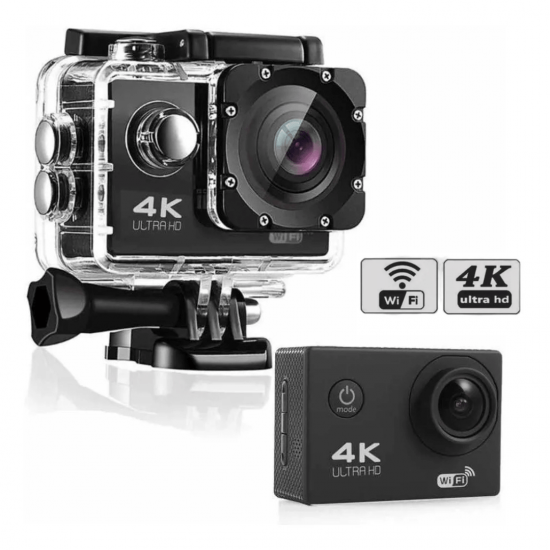 Câmera Sports Ultra Hd 4k Com Controle - Inova