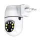 Câmera Tomada Hd Wifi Panorâmica Infravermelho Smart facilidade na instalação - Interna Plug tomada