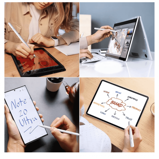 Caneta Capacitiva Stylus Ponta Fina Para Smartphone Tablet Pencil Tela Touch Screen Desenho