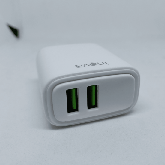 Carregador De Celular 3.1A 2 Portas USB e Cabo Lightning INOVA