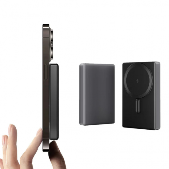 Carregador Portátil por Indução Power Bank 5000mAh e 10.000mAh Basike - 20W, Magsafe