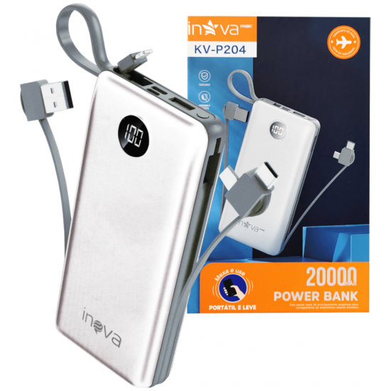 Carregador Portátil Turbo Power Bank 20000mah 100% Original