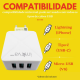 Carregador Rápido Fonte 3 Usb Inova 5.1a Universal