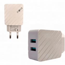 Carregador Rápido Fonte 4.8a 2 Entradas Original Turbo Inova
