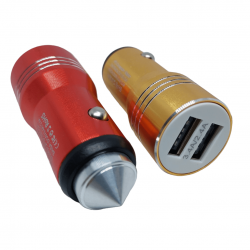 Carregador Veicular Prime 2.4A & 3.4A com 2 saídas USB - INOVA