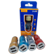 Carregador Veicular Prime 2.4A & 3.4A com 2 saídas USB - INOVA