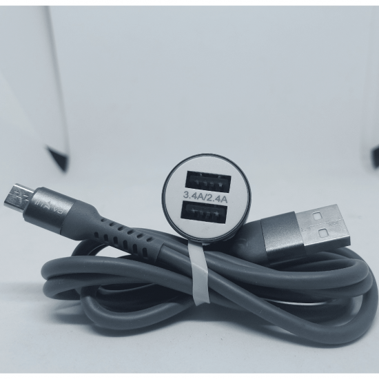 Carregador Veicular Turbo V8 3.4a 2 USB Inova