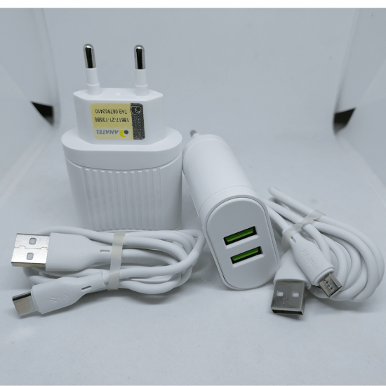 Carregadores P/celular V8 e tipo-c Inova 3.1a Original KV-9007