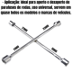 Chave De Roda Cruz 4 Bocas 14 Pol 17x19x21x23mm