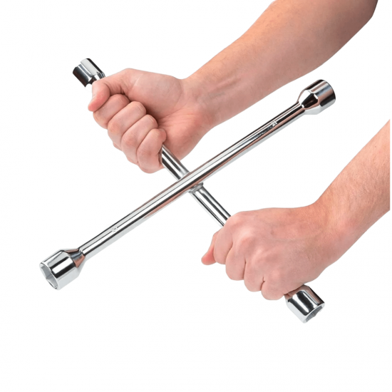 Chave De Roda Cruz 4 Bocas 14 Pol 17x19x21x23mm