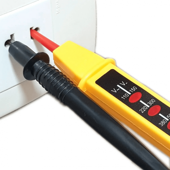 Chave De Teste Eletrico 110v 220v 500v 3 Em 1 Eletricista
