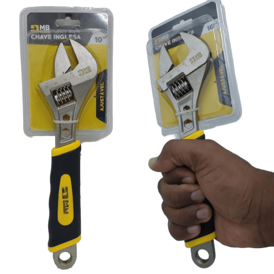 Chave Inglesa 10 Polegadas Boca Ajustável