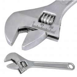 Chave Inglesa Ajustável Em Aço Carbono De 8 Polegadas 20cm