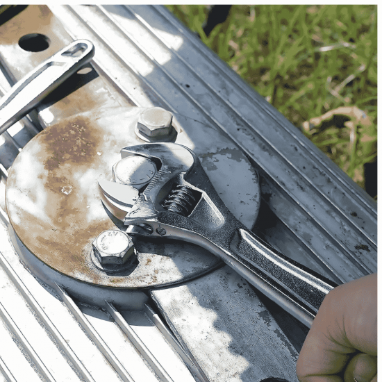 Chave Inglesa Ajustável Em Aço Carbono De 8 Polegadas 20cm