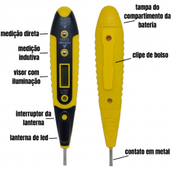 CHAVE TESTE DETECTORA DE TENSÃO