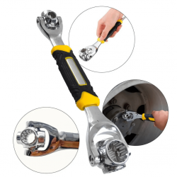 Chave Tigre Multifuncional Universal Soquete Boca 48em1 360° - Top Pros