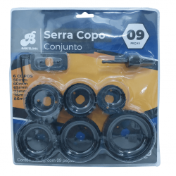 CONJUNTO DE SERRA COPOS 9 PEÇAS C/ 6 TAMANHOS - BARCELONA