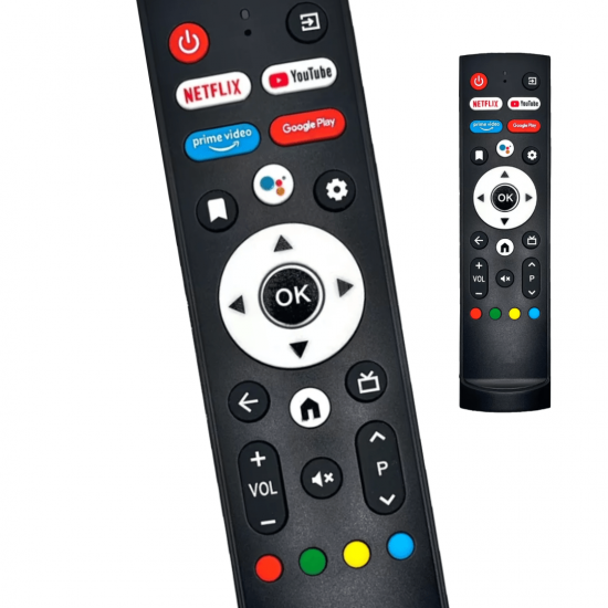 Controle Remoto Aiwa Para Tv 32/43/50 Android Aws-tv-50-bl-02-a