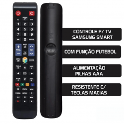 Controle Remoto compatível com Tv Samsung Led Smart futebol
