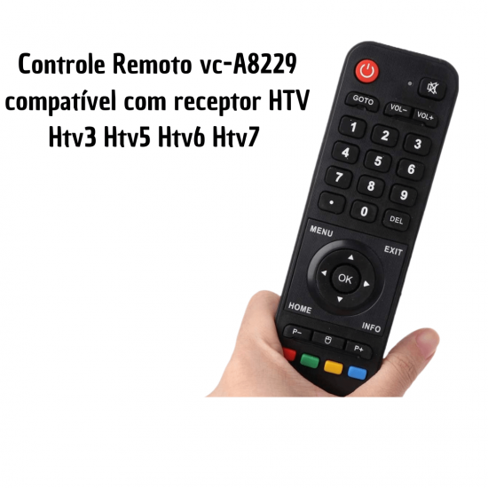 Controle Remoto HTV Smart Tv 3/5/6 7080