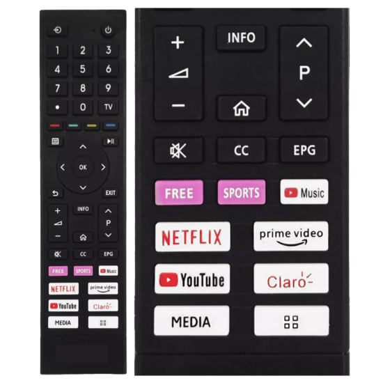 Controle Remoto televisao Compativel Semp Toshiba Tb002 Tb004 Ct95017