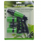 Esguicho Com Engate Rápido Para Mangueira de Jardim Lavar Quintal Carro Tipo Pistola - top6605