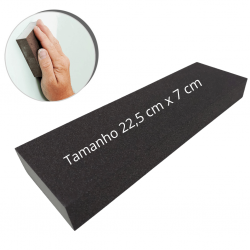 ESPONJA DE LIXA RETANGULAR 100 TOP PROS 225X70X25MM - TOP5232