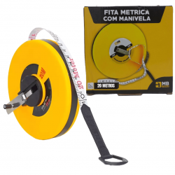 FITA METRICA 20 METROS COM MANIVELA