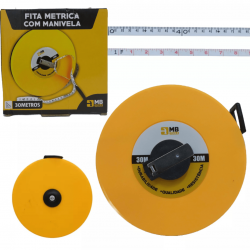 FITA METRICA 30 METROS COM MANIVELA