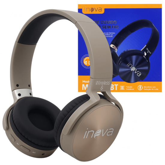 Fone De Ouvido Bluetooth Wireless com Redução de Ruído On-Ear - 950BT - Inova