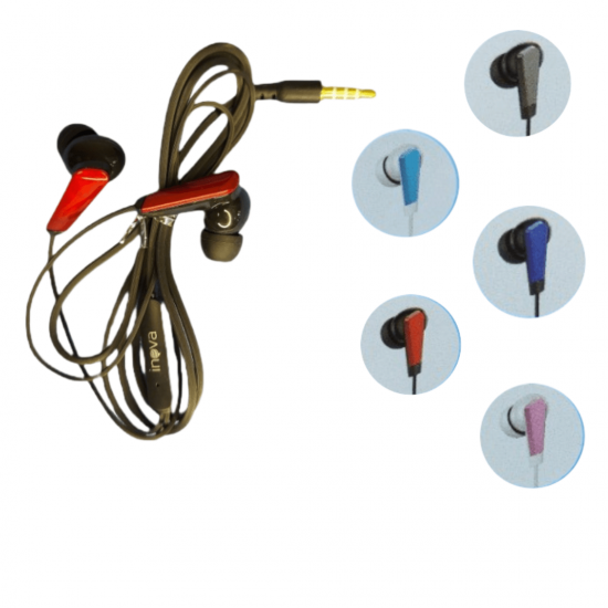 Fone de Ouvido colorido com microfone, entrada de p2 3.5mm - inova fon-9921