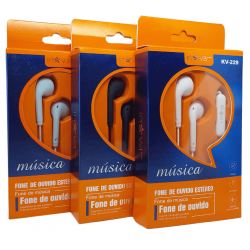 Fone de Ouvido com fio P2 Original Inova com cores sortidas - kv229